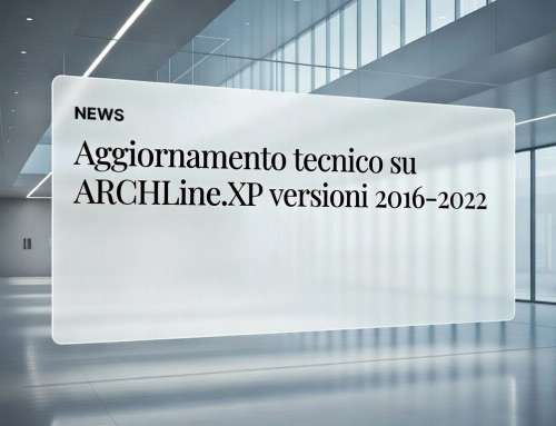 Aggiornamenti su Motore Render ARCHLine.XP versioni 2016–2022