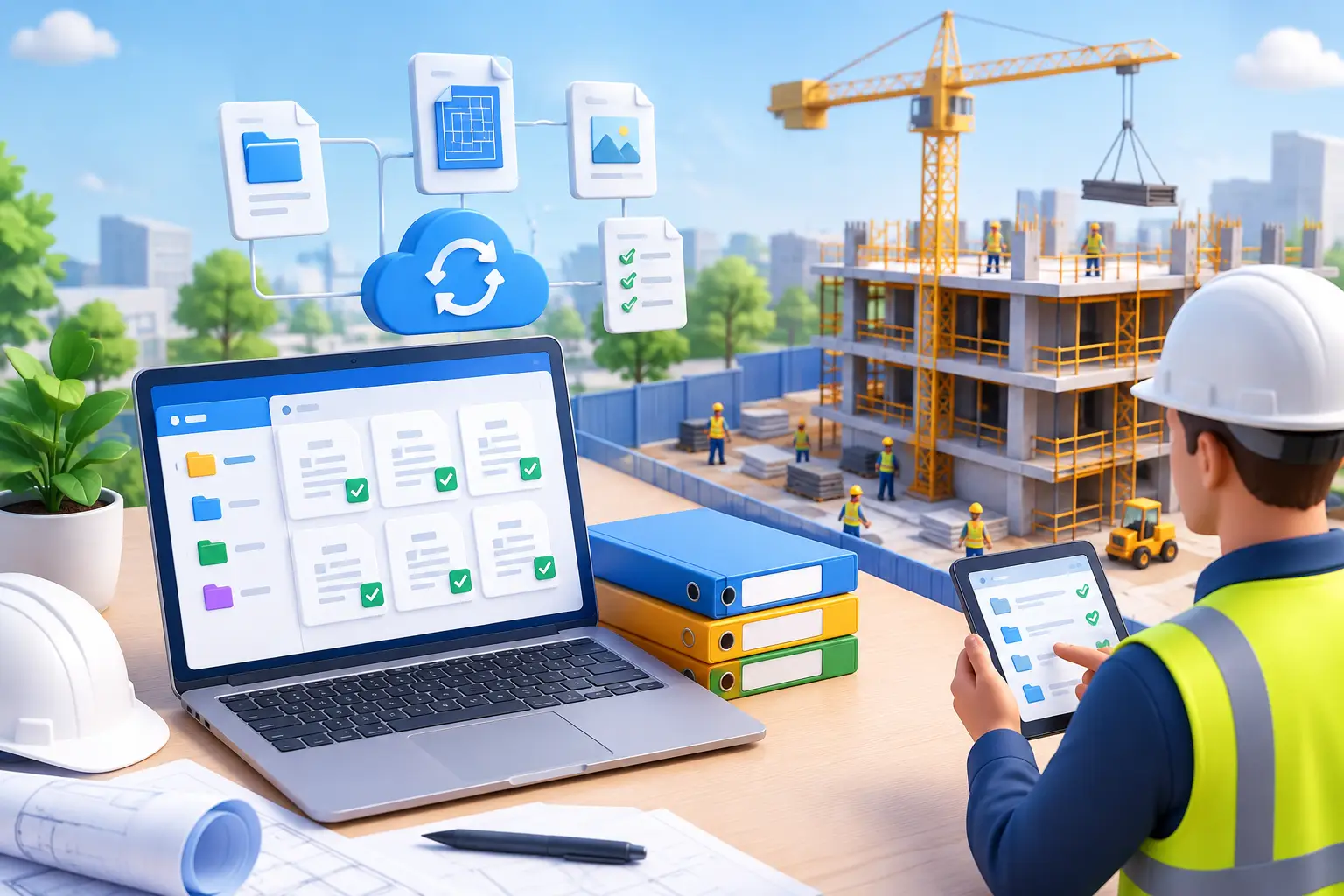 Document management costruzioni: controllo reale